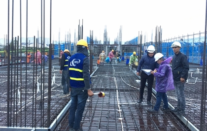 Thi công cột, dầm, sàn